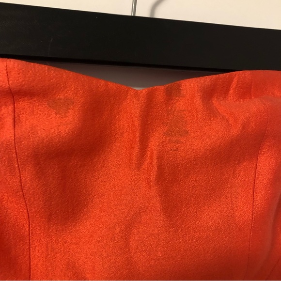 Urban Outfitters Cooperative Strapless Little Orange Dress - Picture 7 of 7